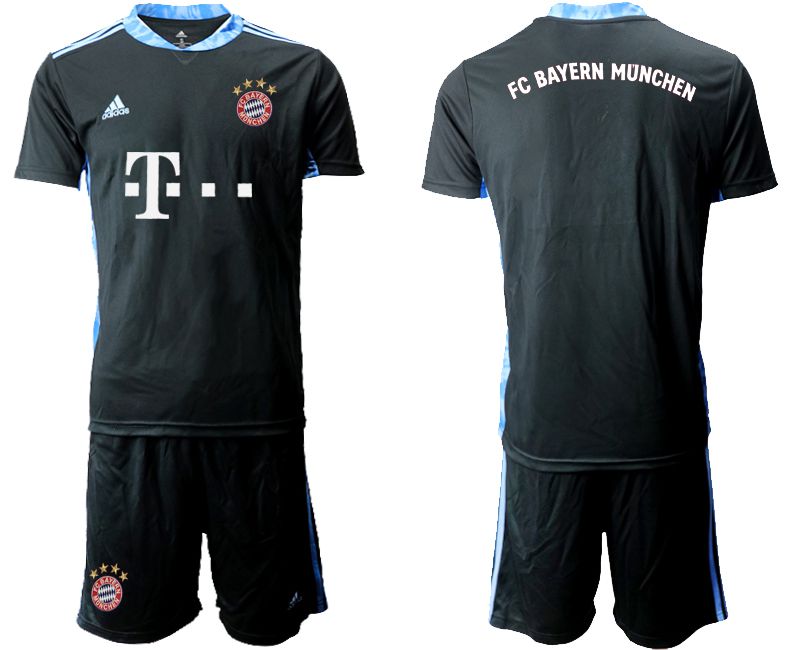Men 2020-2021 club Bayern Munich black goalkeeper Soccer Jerseys->bayern munich jersey->Soccer Club Jersey